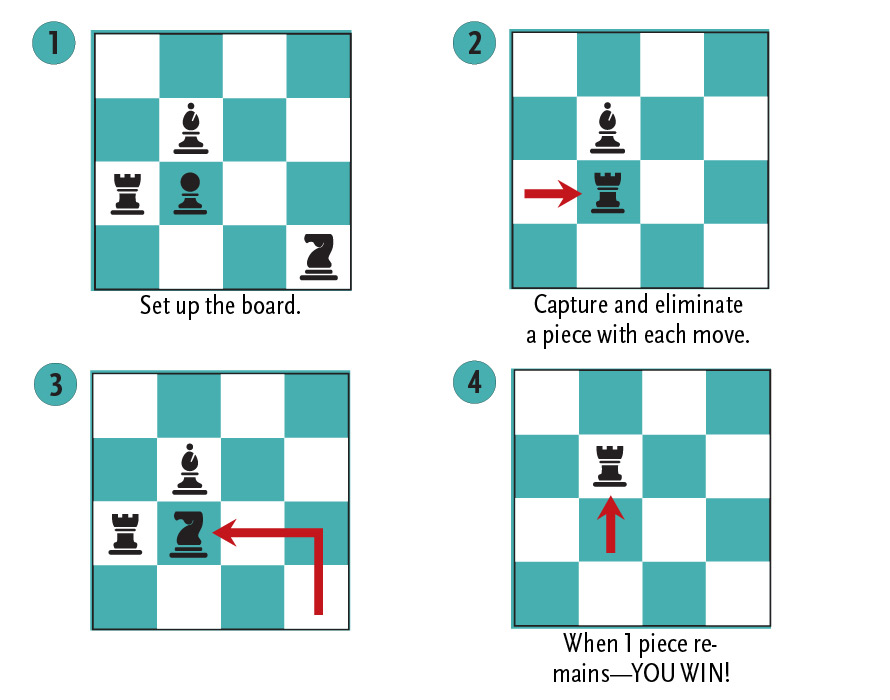  ThinkFun Solitaire Chess - Fun Version of Chess You